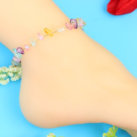 Elegant Handmade Anklet – Perfect for Women & Girls | Ideal Gift Option, DYC1307 - Picture 5 of 7